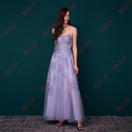 glamorous cold shoulder evening dress